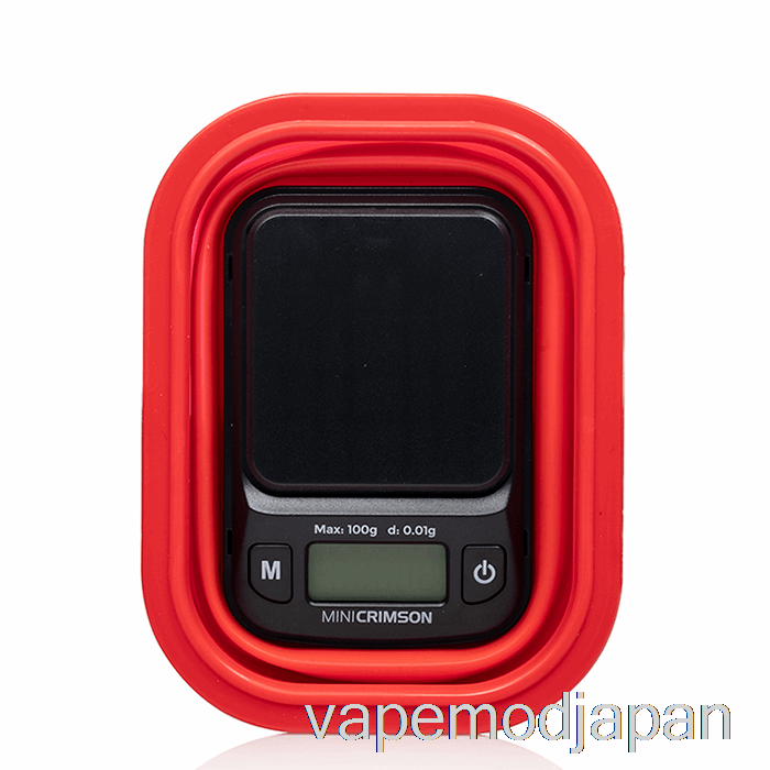 VAPE Japan Truweigh ミニ深紅デジタルスケール 折りたたみボウル付き レッドボウル